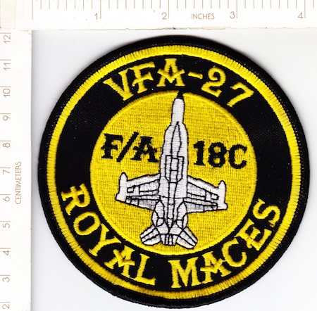 VFA-27  F/A/18C ROYAL MACES ns me $3.00