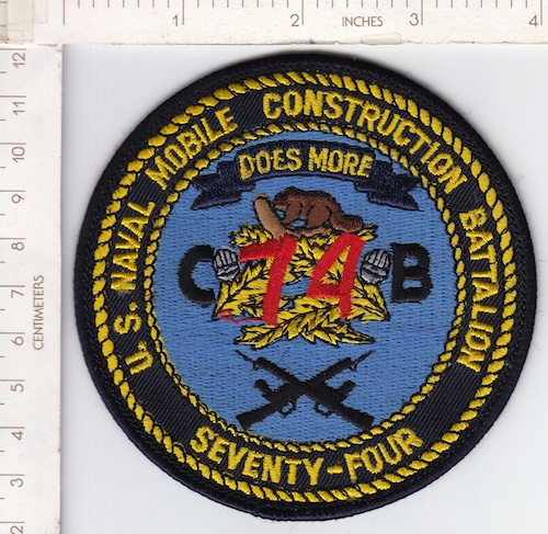 Seabees 74 Bn DOES MORE (black and blue me ns $5.99