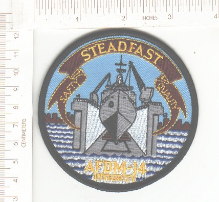 USS Steadfast AFDM-14 me ns $3.00