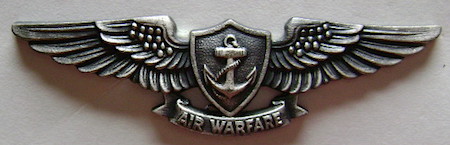 USN Air Warfare Wings  reg size sosb $7.50