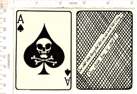 Vietnam Death Card (1967) paper new cond. $25.00