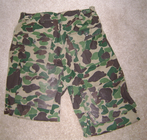 U.S. Army Vietnam "DUCK HUNTER"  LLDB UNIFORM pants reverse