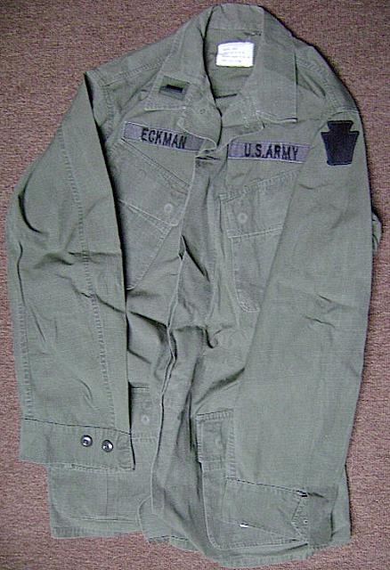 Vietnam U.S. Army OD ripstop jacket (u683) $30.00