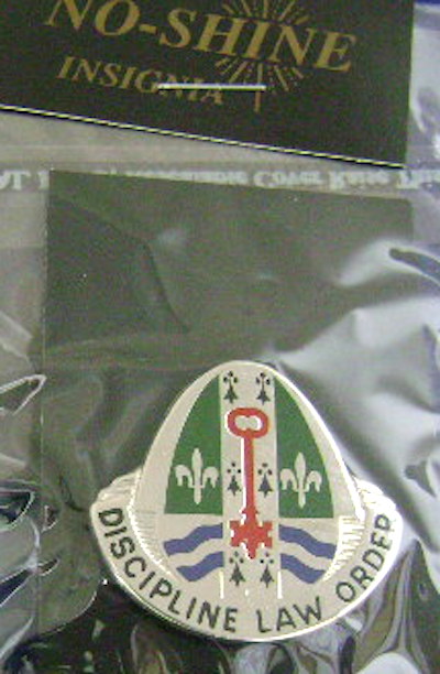 Army M.P. crest 204th Bn sgl $5,00