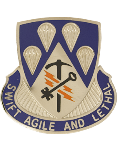 Army DUI crests 82nd ID 4th Bn STB  single $3.50