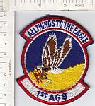 1st Airborne Ground Surveillance ce ns $3.25