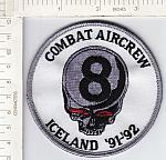 Combat Aircrew 8 Iceland '91-92 me ns $3.00
