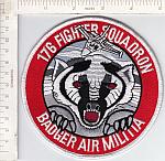 176 Fighter Sq BADGER AIR MILITIA me ns $7.99