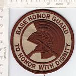 Base Honor Guard dsrt me rfu $1.00