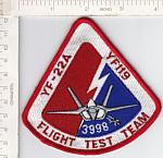 3998 YF-22A YF119 Flight Test Team me ns $3.50