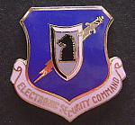 USAF Air Force Electronic Security badge enamel, cb $6.00