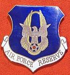 USAF Air Force Reserve badge enamel, cb $10.00