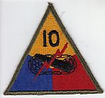 10th Armor Div ce ns $5.00