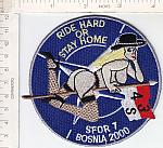 4-3 SFOR 7 Bosnia RIDE HARD CE NS $8.00