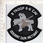 6-6 Cav Troop B me ns $5.00
