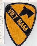 1st Cavalry VIET NAM me ns $6.00