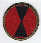 WW2 era 7th Infantry Div CE NS ODE $5.00