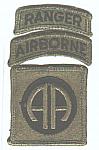 82nd Infantry Div sub me rfu+AIRBORNE+RANGER tab SOLD