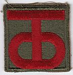 90th Infantry Div ce ns WW2 $5.00