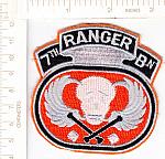 7th Ranger Bn patch ce ns R  $4.75