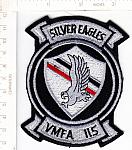 VMFA-115 SILVER EAGLES (black) ce ns $3.00