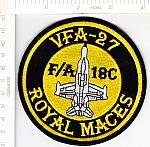 VFA-27  F/A/18C ROYAL MACES ns me $3.00
