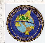 Seabees patch 4 Bn Pacific Fleet ce ns $5.99