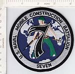 Seabees patch 7 Bn  me ns $5.99