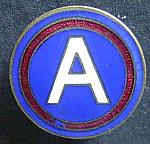 Army WW2 3rd Army pin sgl $5.00