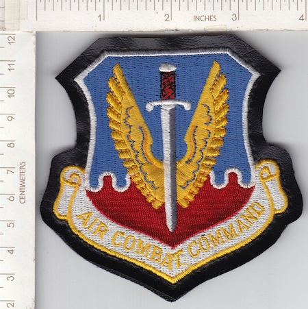 Air Combat Cmd lg vinyl velcro $5.00