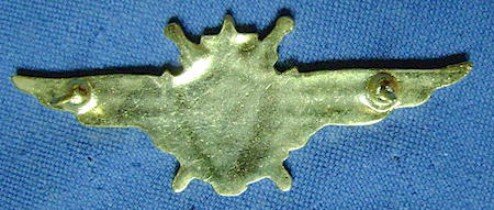 USSR Soviet Pilot 1st class wings cb $20.00 REVERSE