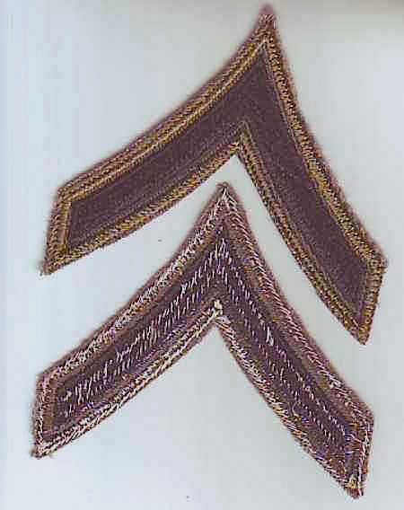 Army Private (pair) Vietnam OD on twill ce ns $4.00