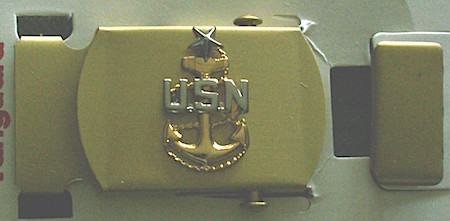 U.S. Navy female Senior CPO belt buckle new $8.00