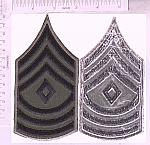 Army 1SG (pair) Vietnam OD on twill ce ns $10.00